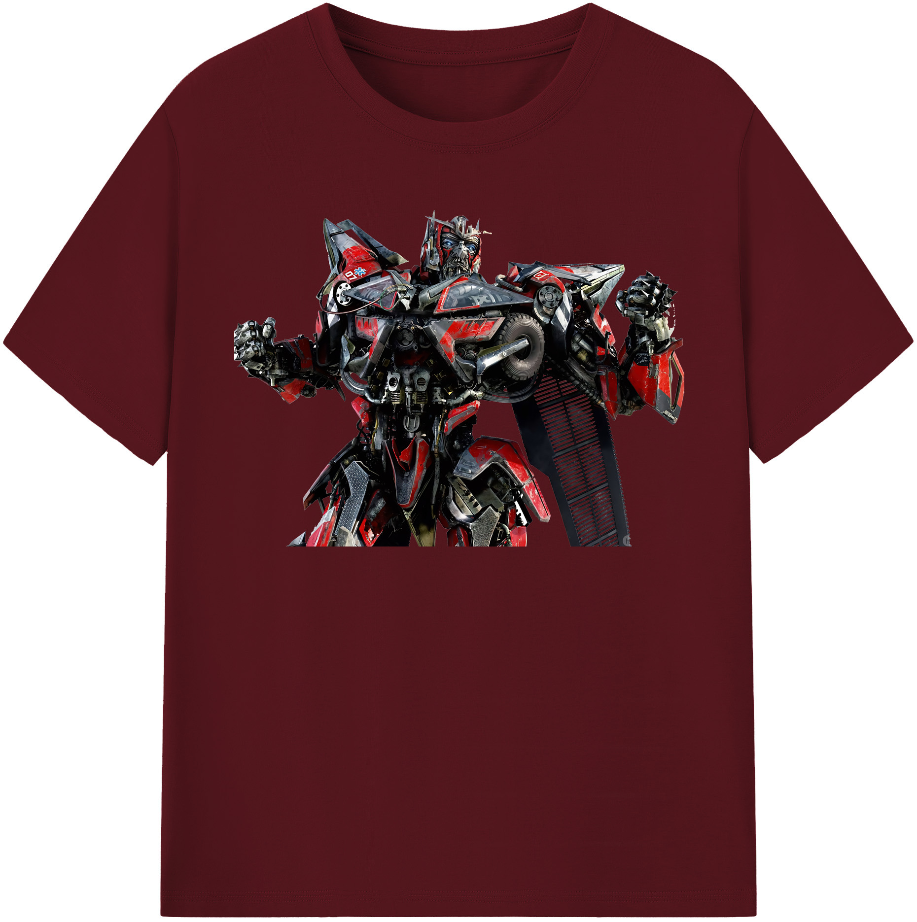（画像用） Transformers トランスフォーマー 綿100％半袖Tシャツ（フロントプリント）